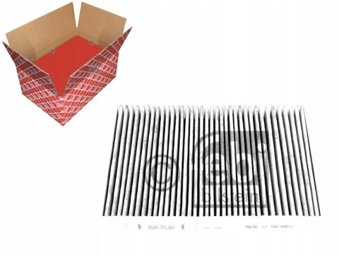 Febi Bilstein 29222 Filtr, wentylacja przestrzeni pasażerskiej