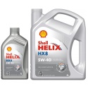 SHELL HELIX HX8 5W-40 5L - ZESTAW 4+1L