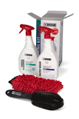 IPONE CLEANING KIT (MOTO WASH+WHEEL CLEANER) ZESTAW DO MYCIA MOTOCYKLA (CARELINE)