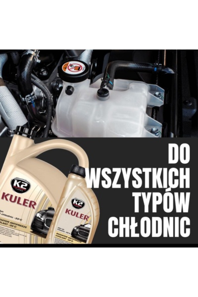 K2 KULER LONG LIFE -35°C BEZBARWNY 1 L - Gotowy płyn do chłodnic