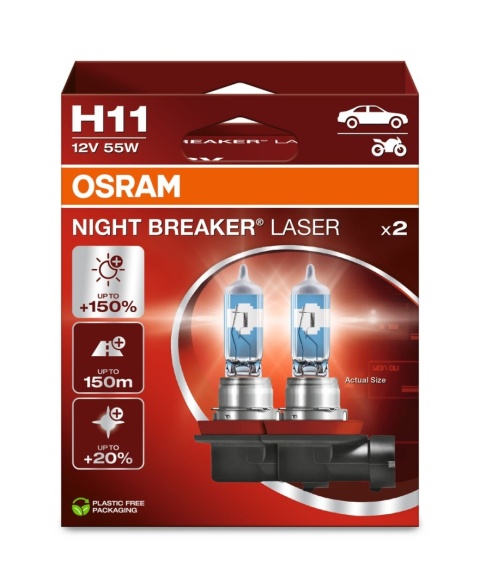 OSRAM NIGHT BREAKER 220 ŻARÓWKI H11 2 szt