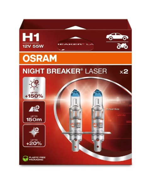 OSRAM NIGHT BREAKER LASER 150 H1