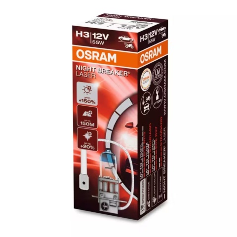 OSRAM NIGHT BREAKER LASER 150 H3 1 SZT