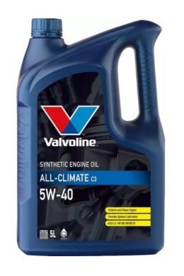 VALVOLINE ALL CLIMATE C3 5W-40 5L