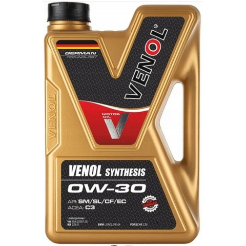 VENOL SYNTHESIS 0W-30 C3 5L VW 504.00 / 507.00