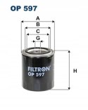 FILTRON OP 597 - filtr oleju