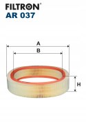 FILTRON AR 037 - Filtr powietrza