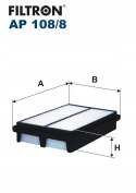 FILTRON AP 108/8 - Filtr powietrza