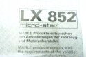 MAHLE LX 852 - filtr powietrza