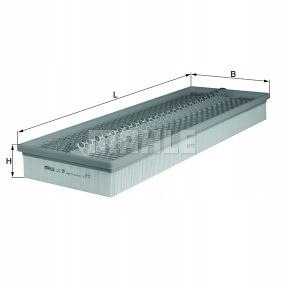 MAHLE LX 97 - filtr powietrza