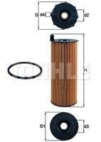 MAHLE OX 196/1D - filtr oleju