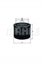 MAHLE OC 286 - filtr oleju