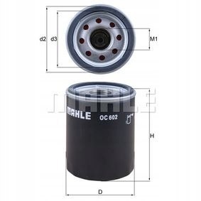 MAHLE OC 602 - filtr oleju