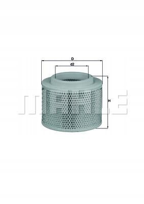 MAHLE LX 2808/1 - filtr powietrza
