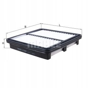 MAHLE LX 4301 - filtr powietrza