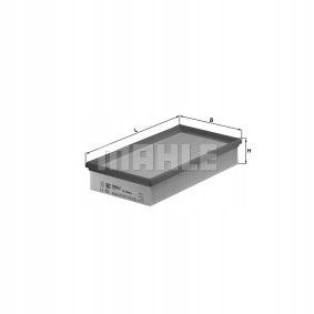 MAHLE LX 438 - filtr powietrza