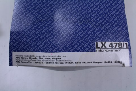 MAHLE LX 478/1 - filtr powietrza