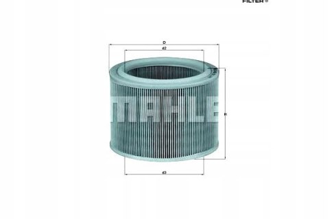 MAHLE LX 486 - filtr powietrza