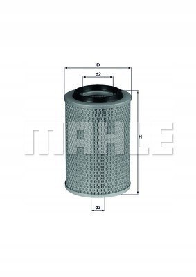 MAHLE LX 496 - filtr powietrza