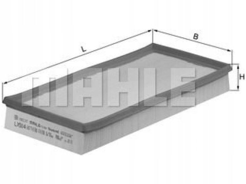 MAHLE LX 504 - filtr powietrza