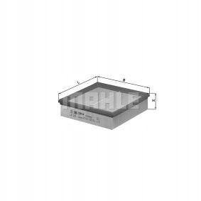 MAHLE LX 220 - filtr powietrza