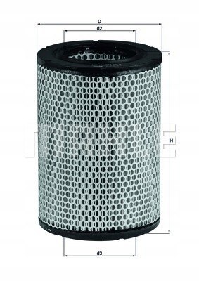 MAHLE LX 228 - filtr powietrza