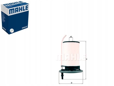 MAHLE KX 398 - filtr paliwa