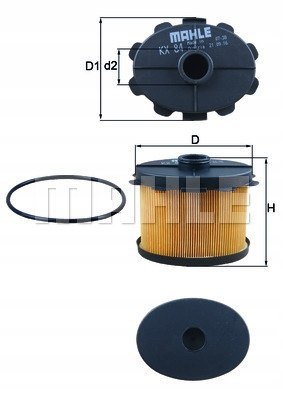 MAHLE KX 84D - filtr paliwa