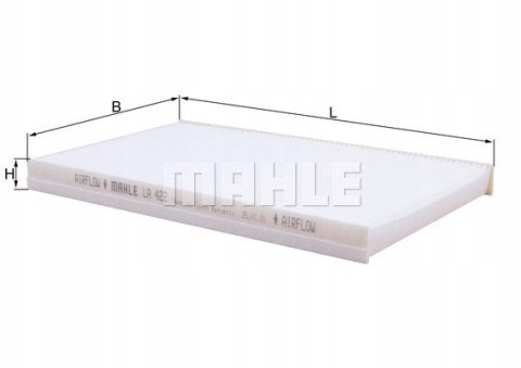 MAHLE LA 422 - filtr kabinowy