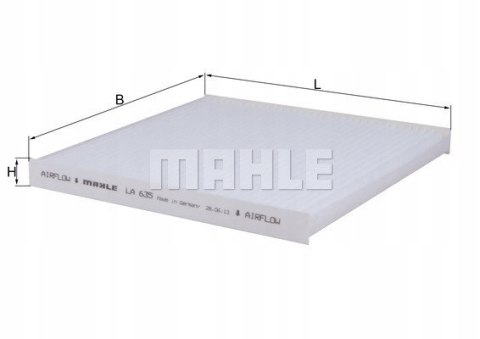 MAHLE LA 635 - filtr kabinowy
