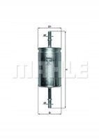 MAHLE KL 559 - filtr paliwa