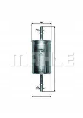MAHLE KL 559 - filtr paliwa
