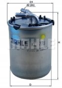 MAHLE KL 778 - filtr paliwa