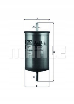 MAHLE KL 85 - filtr paliwa