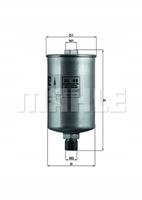 MAHLE KL 88 - filtr paliwa
