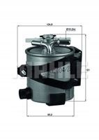 MAHLE KLH 44/22 - filtr paliwa