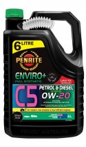 Penrite ENVIRO+ C5 0W-20 6L