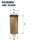 FILTRON AM 404W - Filtr powietrza wtórnego