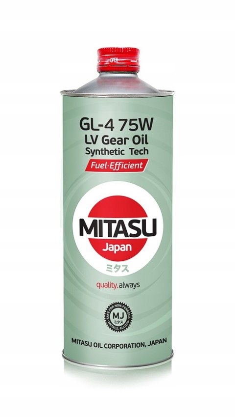 MITASU ULTRA LV GEAR OIL GL-4 75W 1L