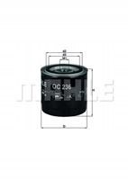 MAHLE OC 236 - filtr oleju