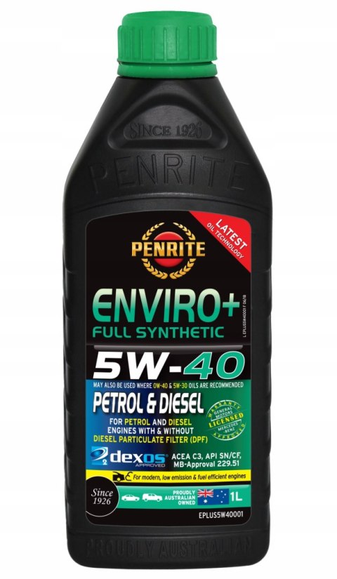 PENRITE ENVIRO+ 5W-40 1L