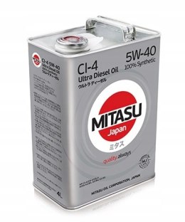 MITASU ULTRA DIESEL CI-4 5W-40 100% Synthetic 4L