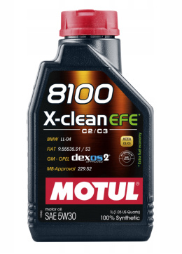MOTUL 8100 X-CLEAN EFE 5W-30 C2/C3 1L