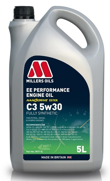 MILLERS OILS EE PERFORMANCE C3 5W-30 5L