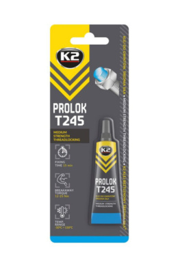 K2 PROLOK T245 6ml - Do blokady śrub, średnia siła, niebieski