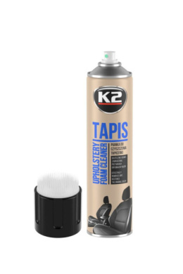 K2 TAPIS 600 ML + SZCZOTKA Pianka do czyszczenia tapicerki