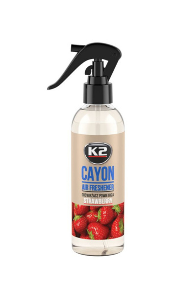 K2 CAYON STRAWBERRY 250ml - Profesjonalny odświeżacz powietrza