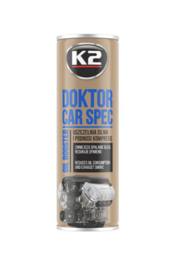 K2 DOKTOR CAR SPEC 443ML - Zmniejsza spalanie oleju, zwiększa kompresję silnika