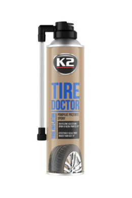 K2 TIRE DOKTOR 400 ML - Pompuje przebite opony