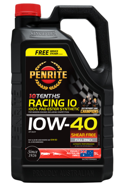 PENRITE 10 TENTHS RACING 10W-40 PAO/ESTER 5L